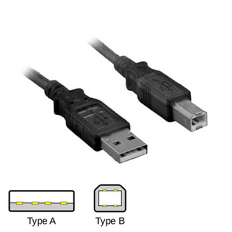 USB 2 A male to B male Cable